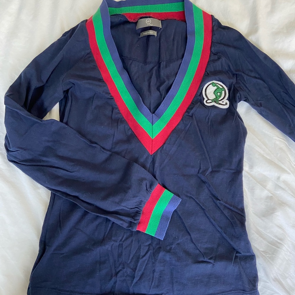 McQ by Alexander Mcqueen V Neck Long Sleeve